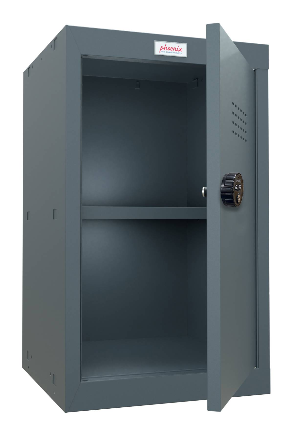 Phoenix CL0644AAC Würfel-Schließfach Cube Locker 87L Anthrazitgrau - Kombinationsschloss - Für Hause, Büro, Fitness, Schüle