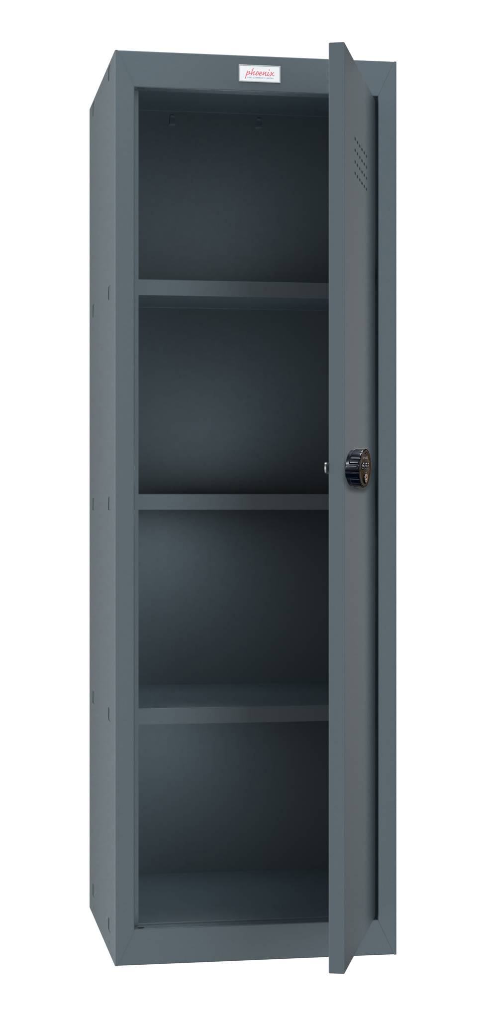 Phoenix CL1244AAC Würfel-Schließfach Cube Locker 173L Anthrazitgrau - Kombinationsschloss - Für Hause, Büro, Fitness, Schüle