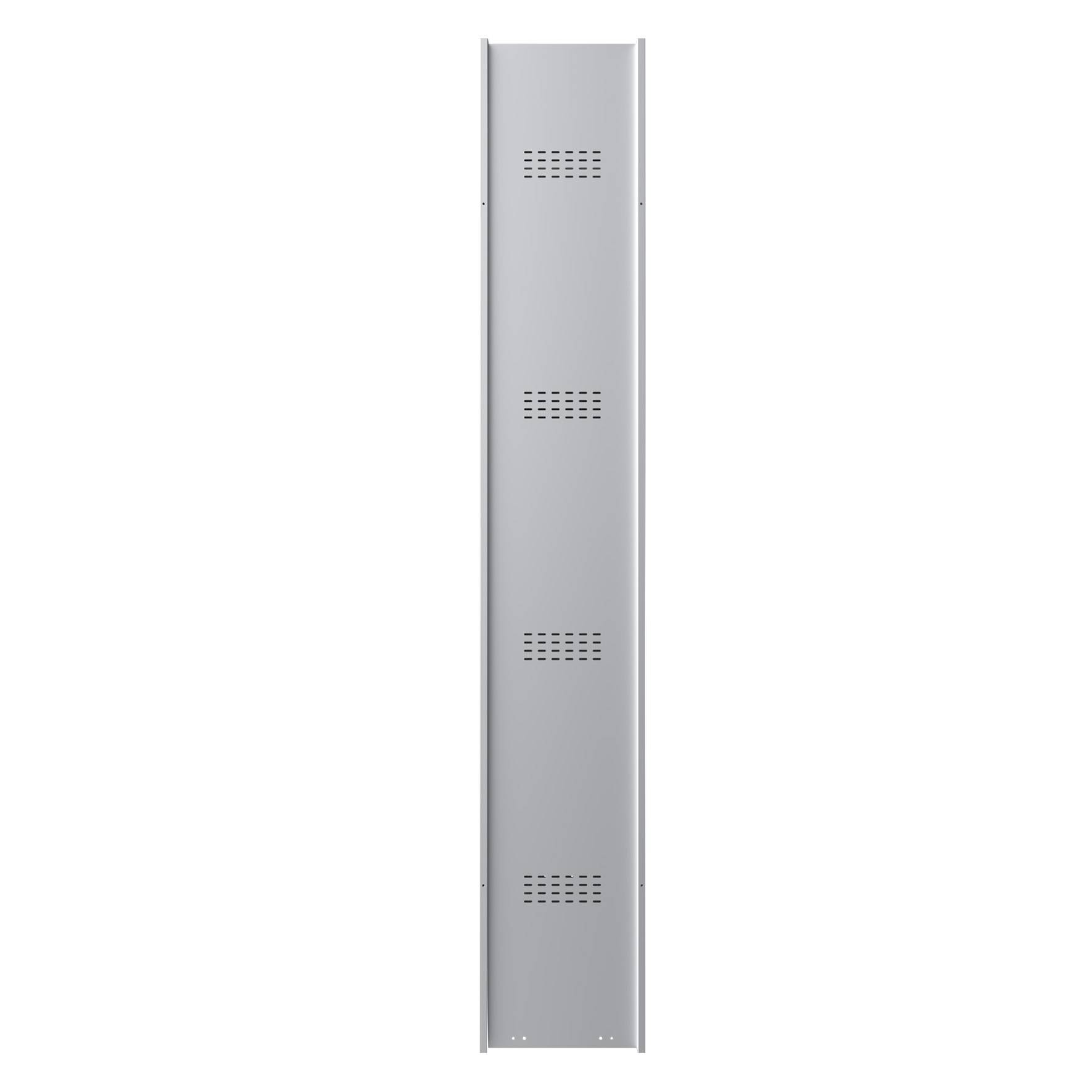 Phoenix PL1430GGC Schließfach Locker Grau - 1 Spind 4 Türen - Kombinationsschloss - Für Büro, Lager, Fitness