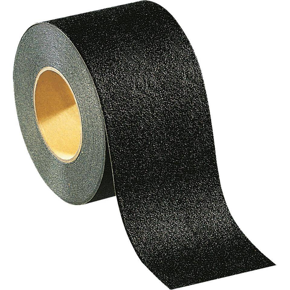 K.57 Antirutschbelag, universal, R13, für glatte Flächen, schwarz, 100mm, 18,3m/Rolle