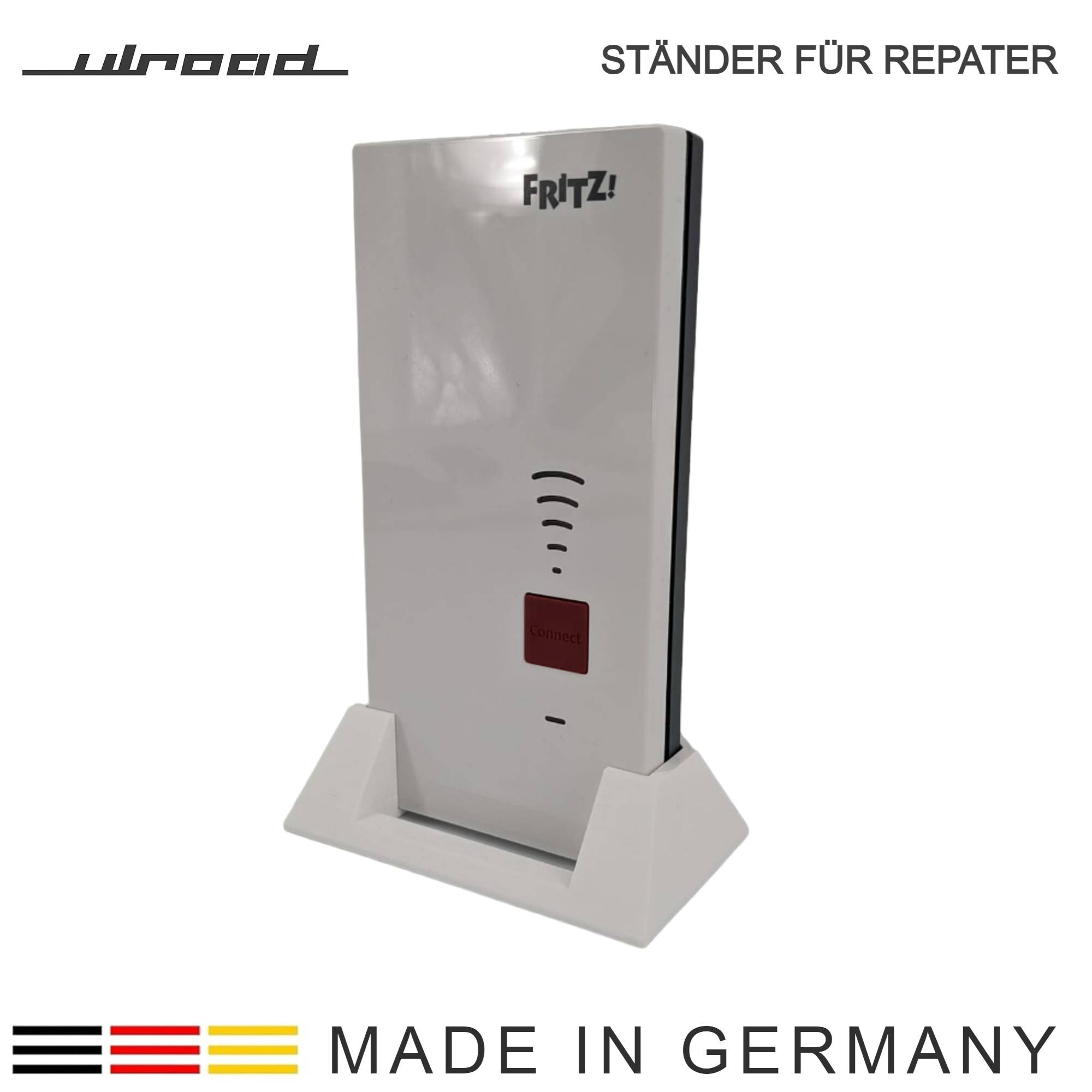Ständer für Repeater weiß passend für AVM Fritz!Repeater 2400 1160 1750e Halterung Stand Halter