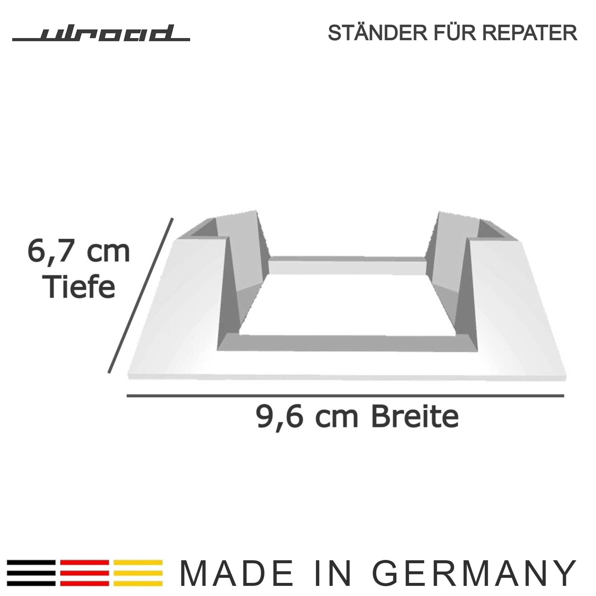 Ständer für Repeater weiß passend für AVM Fritz!Repeater 2400 1160 1750e Halterung Stand Halter