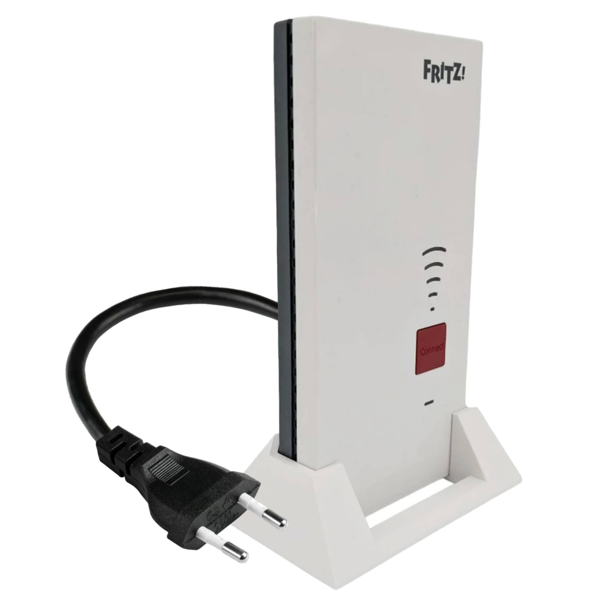 0,2m Verlängerung + Ständer passend für Repeater weiß für AVM Fritz!Repeater 2400 1160 1750e