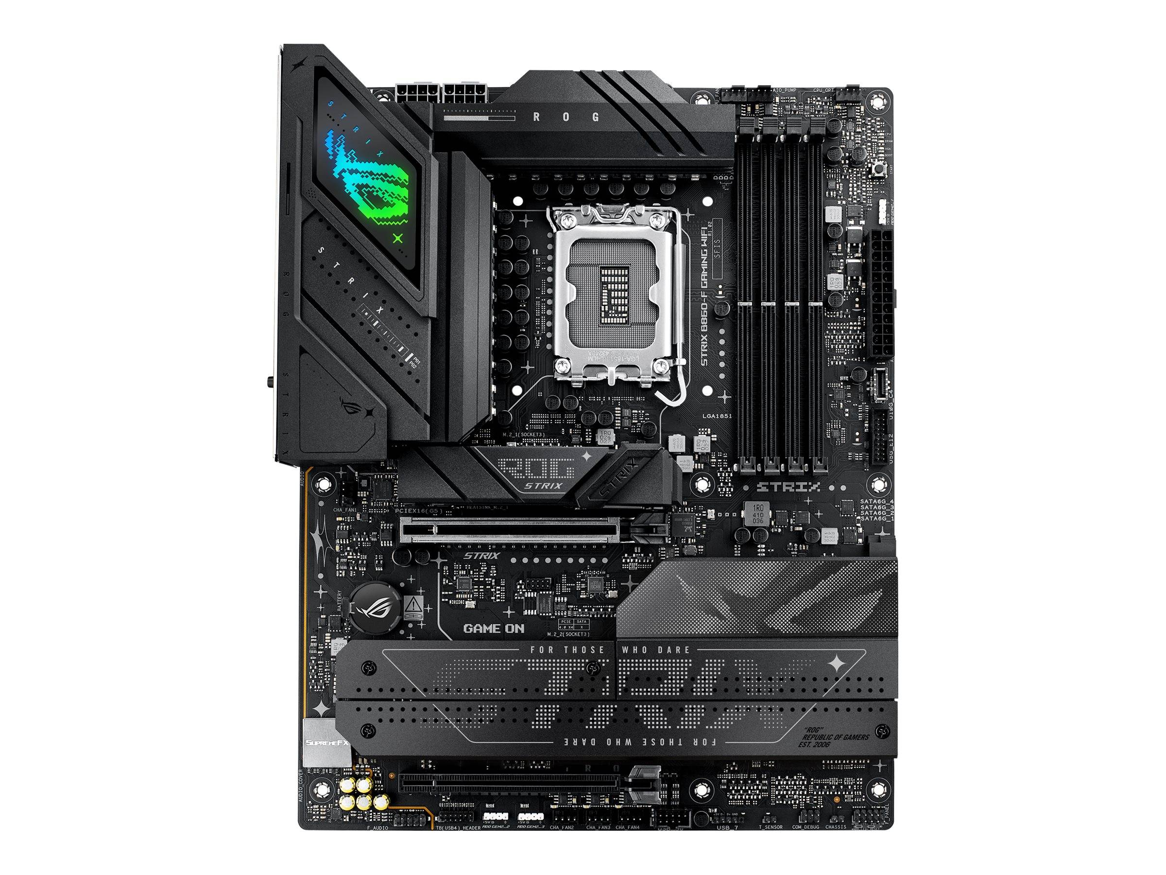 ASUS ROG STRIX B860-F GAMING WIFI - Motherboard - ATX - LGA1851-Sockel - B860 Chipsatz - USB4, USB 3.2 Gen 2, USB-C 3.2