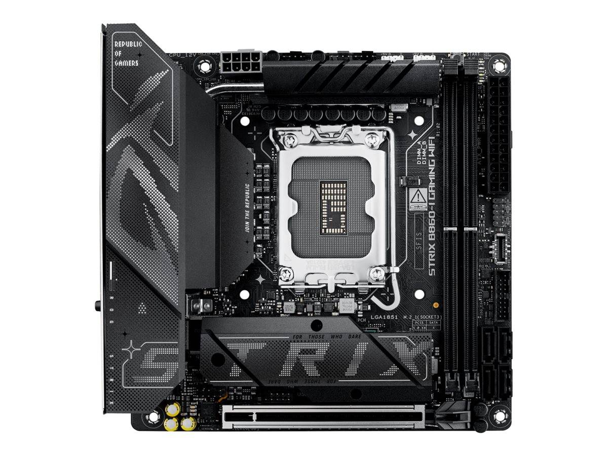ASUS ROG STRIX B860-I GAMING WIFI - Motherboard - Mini-ITX - LGA1851-Sockel - B860 Chipsatz - USB4, USB 3.2 Gen 2, USB-C