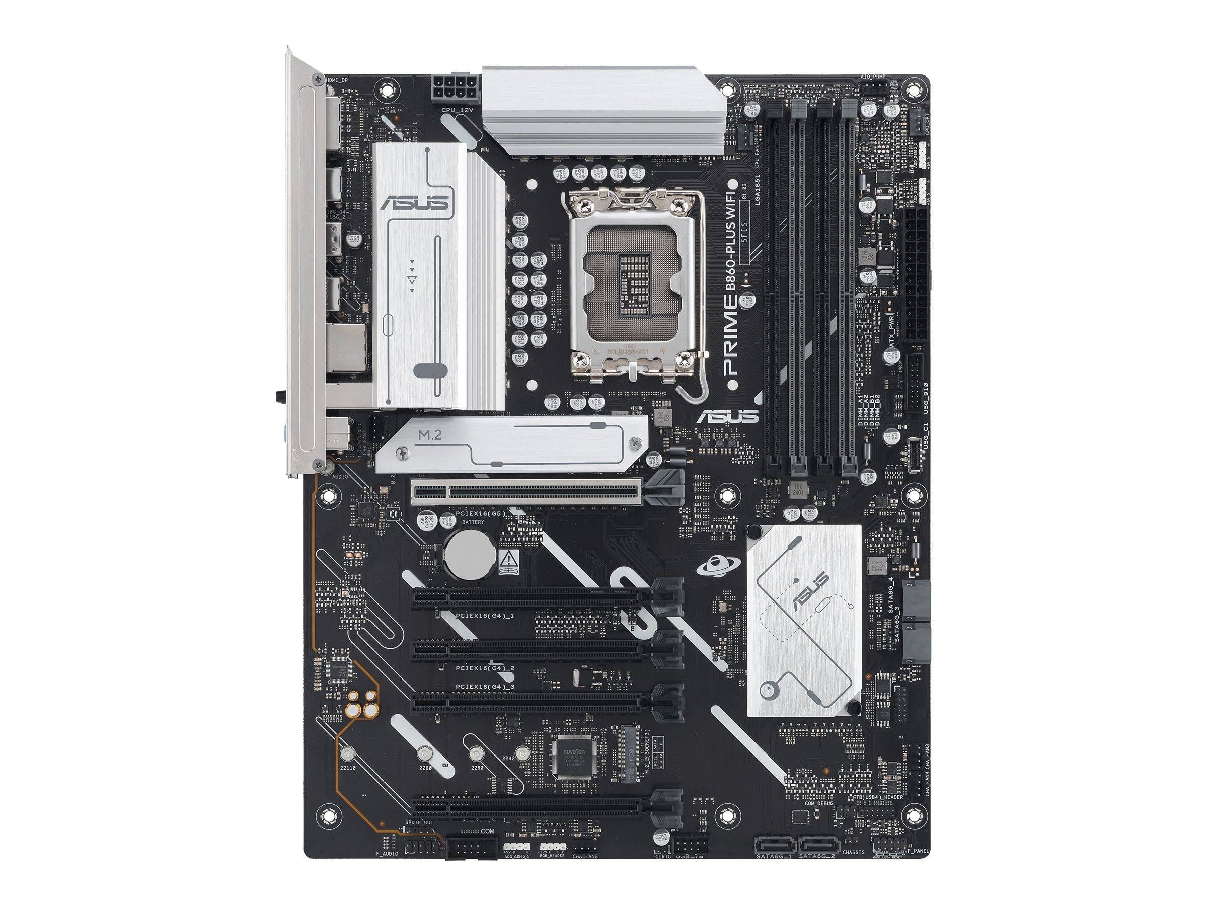 ASUS PRIME B860-PLUS WIFI - Motherboard - ATX - LGA1851-Sockel - B860 Chipsatz - USB-C 3.2 Gen 2x2, USB 3.2 Gen 2, USB 3.2 Gen 1, USB-C 3.2 Gen 1