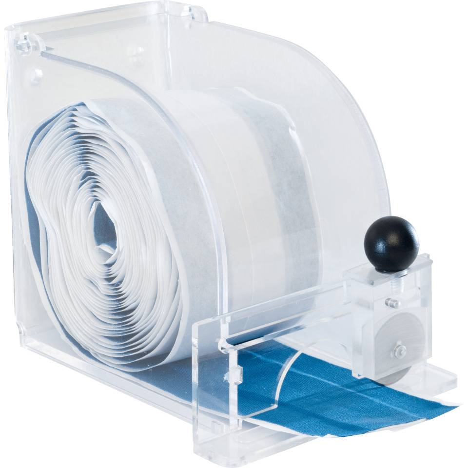 Pflasterspender für Rollenpflaster, Pflaster Universal, blau, 6cm, 5m/Rolle