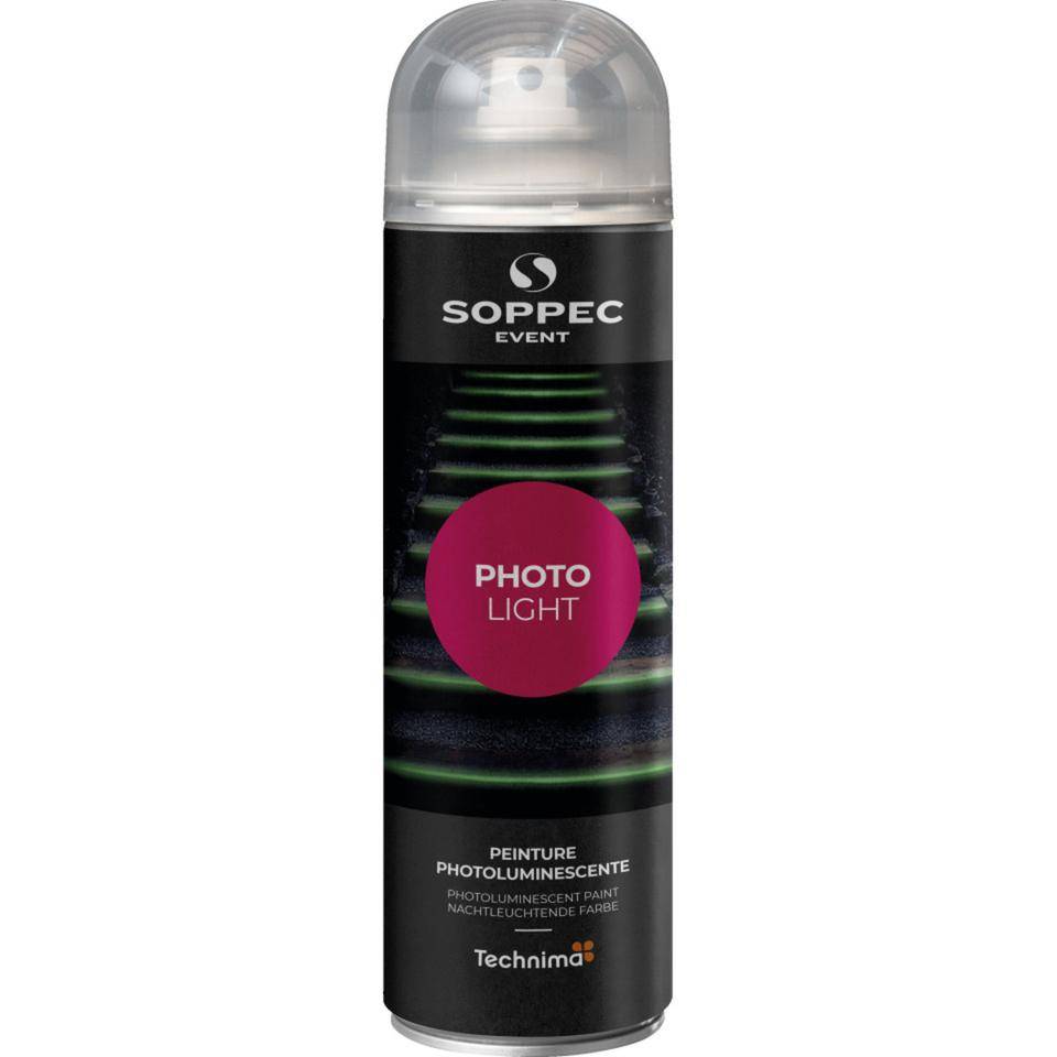 SOPPEC Markierspray PHOTO LIGHT, nachleuchtend, farblos, 500ml/Dose