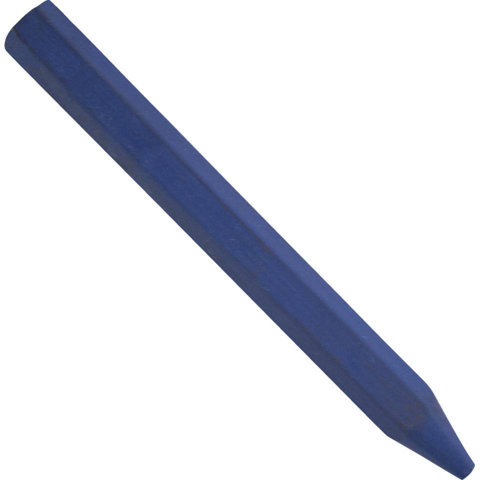 Kreidestift, Markierkreide, auf Wachsbasis, Farbe: blau, 12/VE
