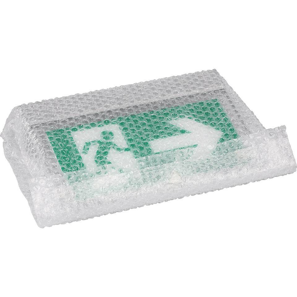 Luftpolsterfolie, 2-lagig, transparent, LDPE, 50µ, 300x4mm, 100m/Rolle