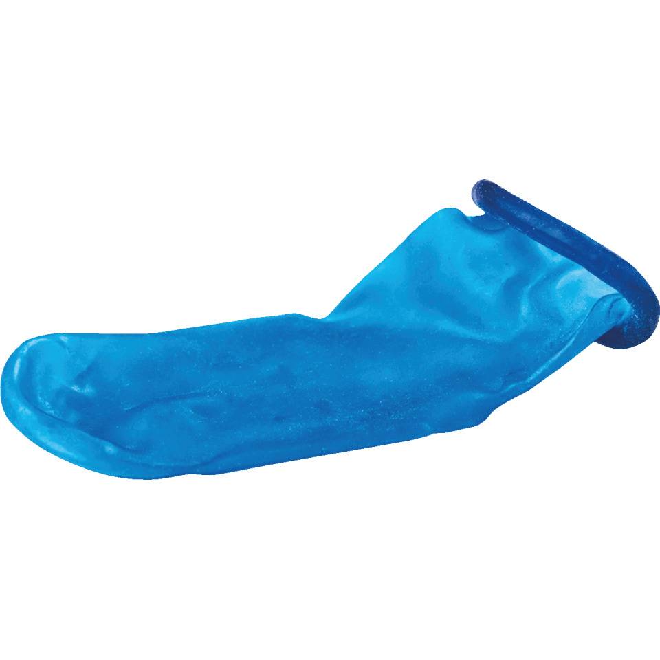 Detectaplast® Gummi-Fingerlinge, blau, Gummi, 50/VE, Universalgröße