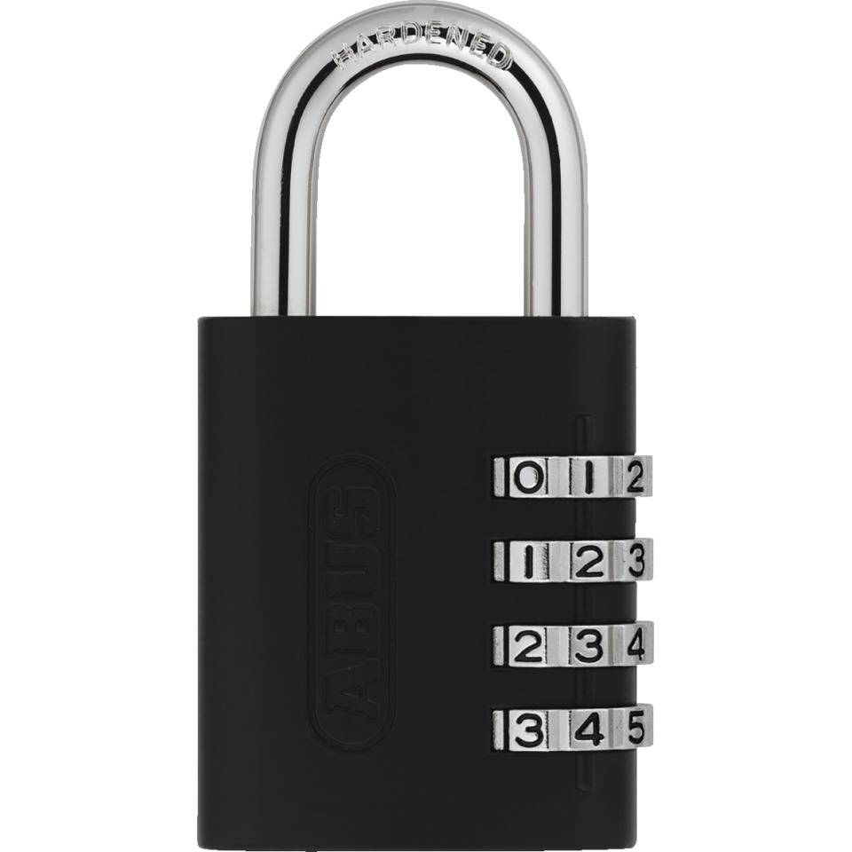 ABUS Zahlenschloss 158KC/45, AP050, individueller 4-stelliger Zahlencode, 81x45x19mm