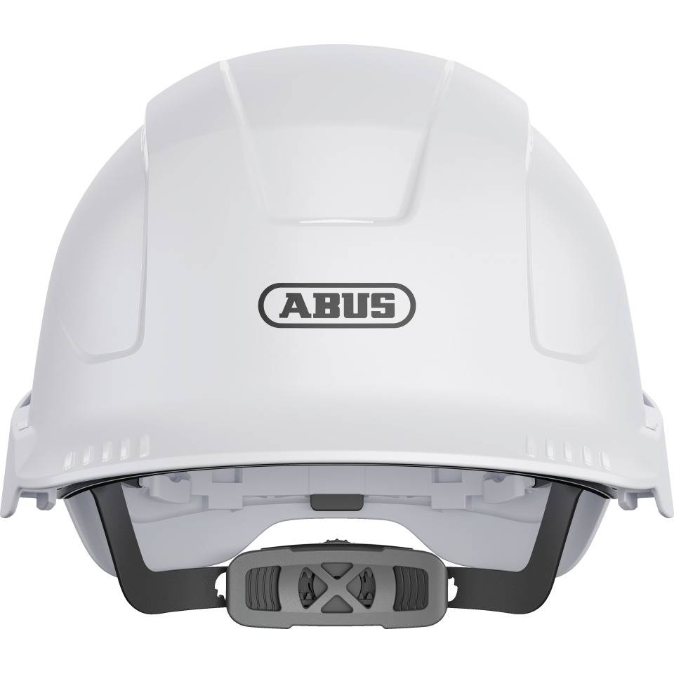 ABUS Arbeitsschutzhelm Scator, Kat.II, kurzer Schirmm, polar-weiß, 53-63 cm