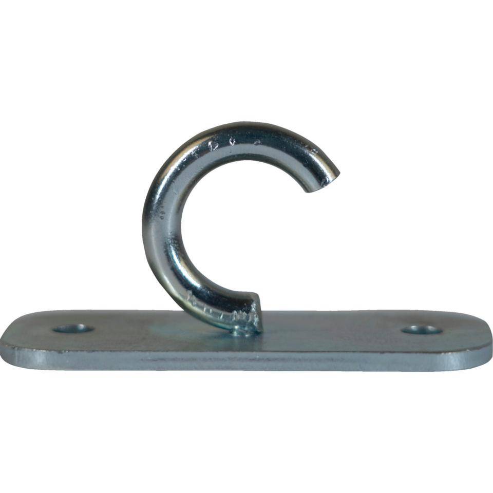 K.57 Wandhalter mit Hakenöse, zum Anschrauben, Stahl galvanisch verzinkt, 30x70mm