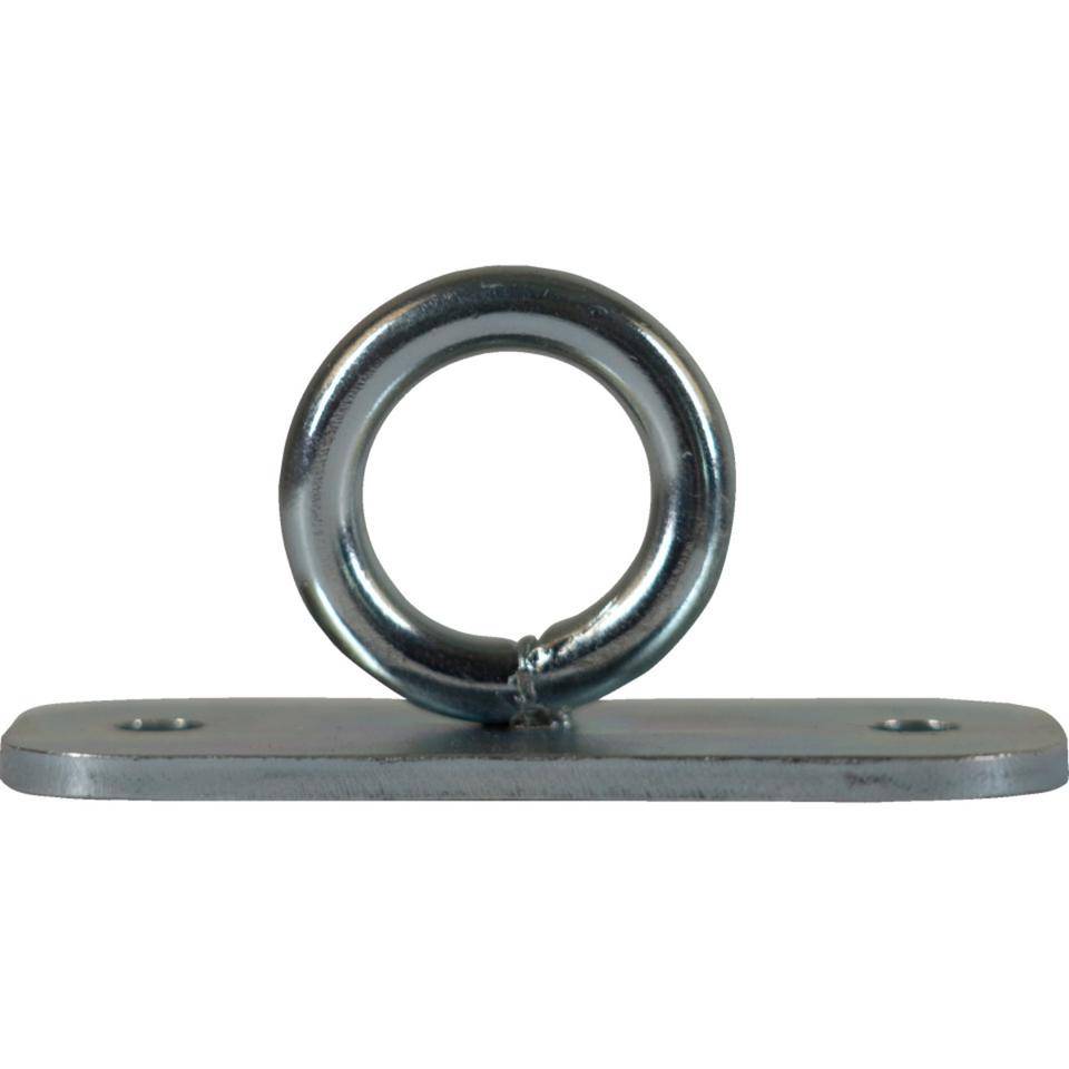 K.57 Wandhalter mit Ringöse, zum Anschrauben, Stahl galvanisch verzinkt, 30x70mm