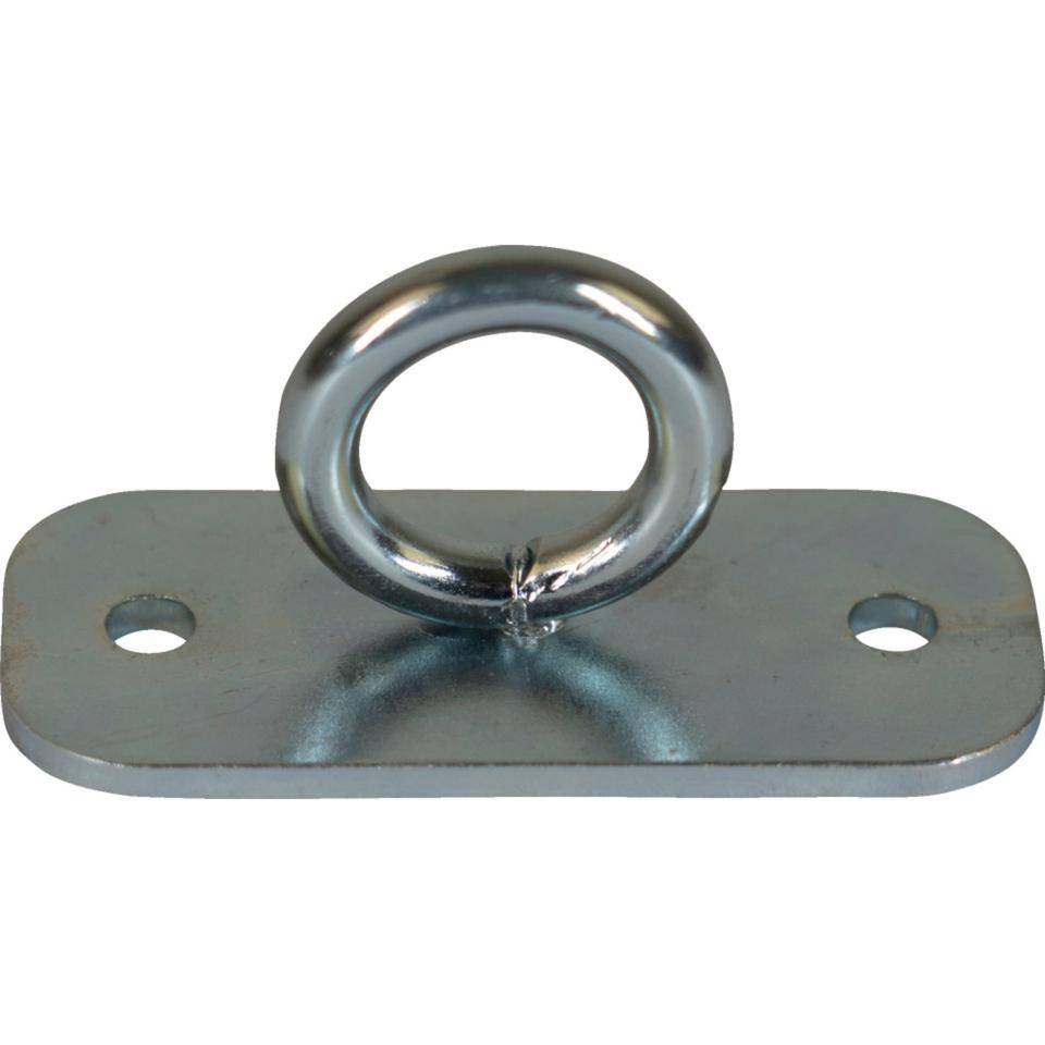 K.57 Wandhalter mit Ringöse, zum Anschrauben, Stahl galvanisch verzinkt, 30x70mm