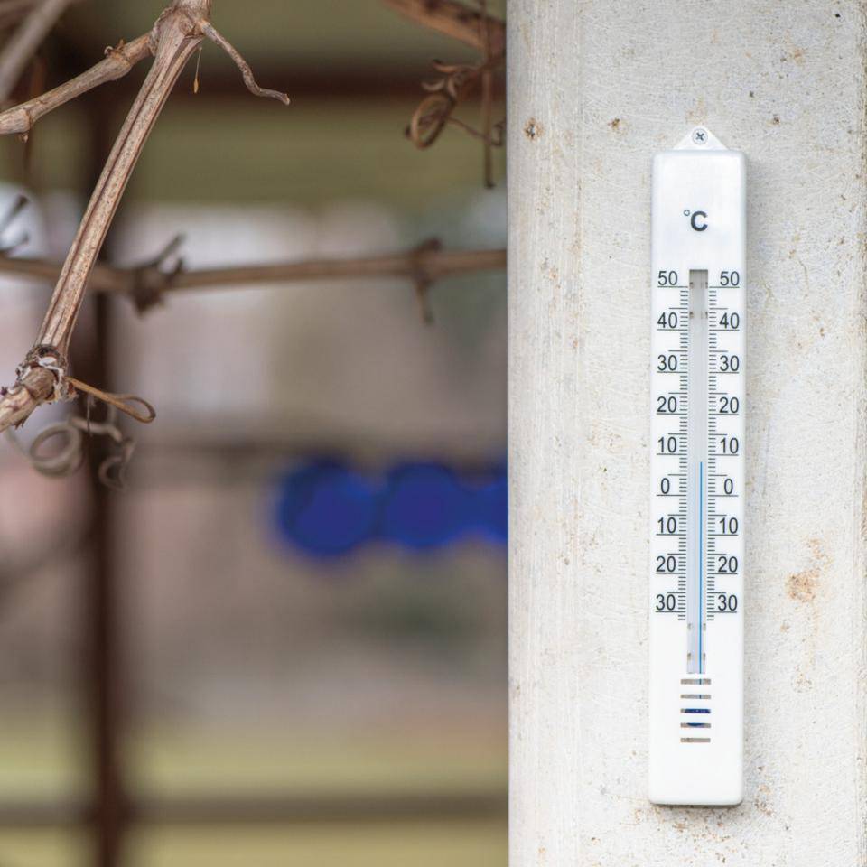 Hama Innen- und Außenthermometer, analog, Kunststoff, 18cm