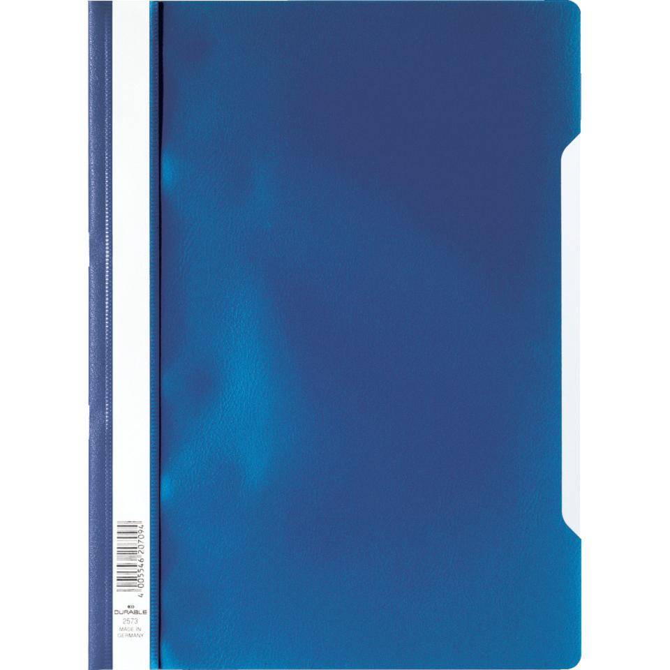 DURABLE Sichthefter A4, dunkelblau, Kunststoff, 10/VE