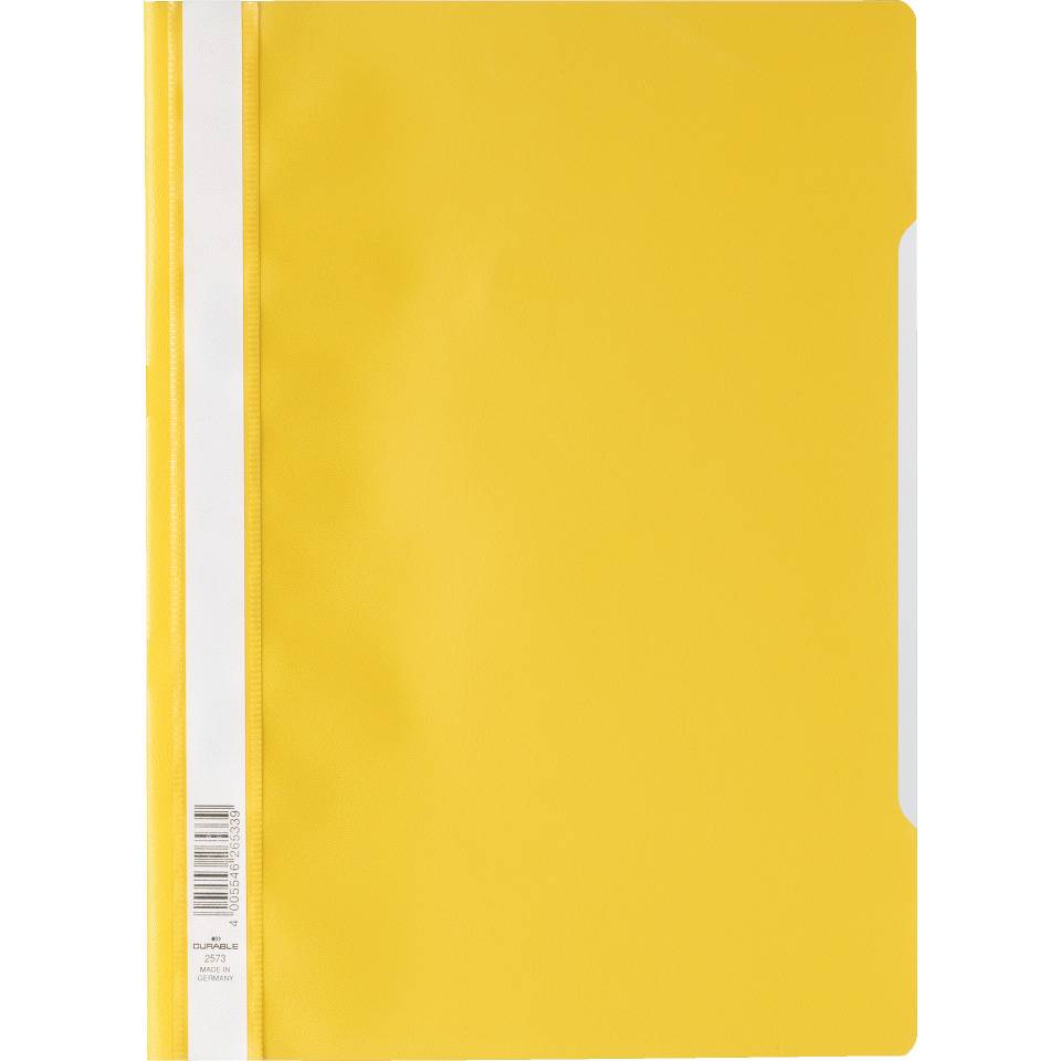 DURABLE Sichthefter A4, gelb, Kunststoff, 10/VE