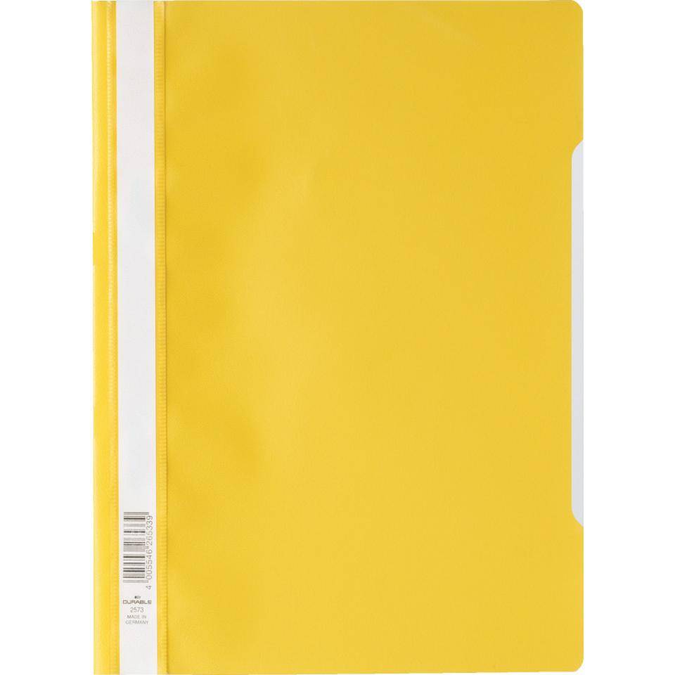 DURABLE Sichthefter A4, gelb, Kunststoff, 10/VE