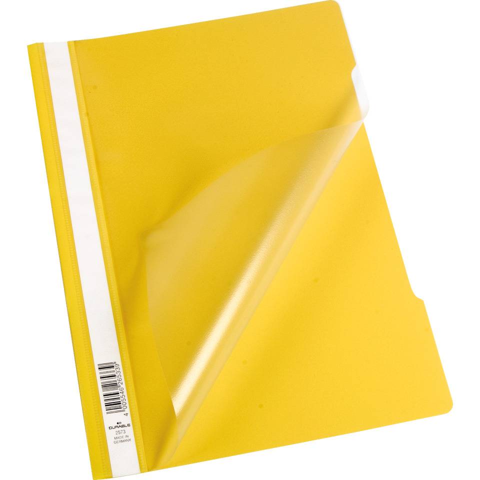 DURABLE Sichthefter A4, gelb, Kunststoff, 10/VE