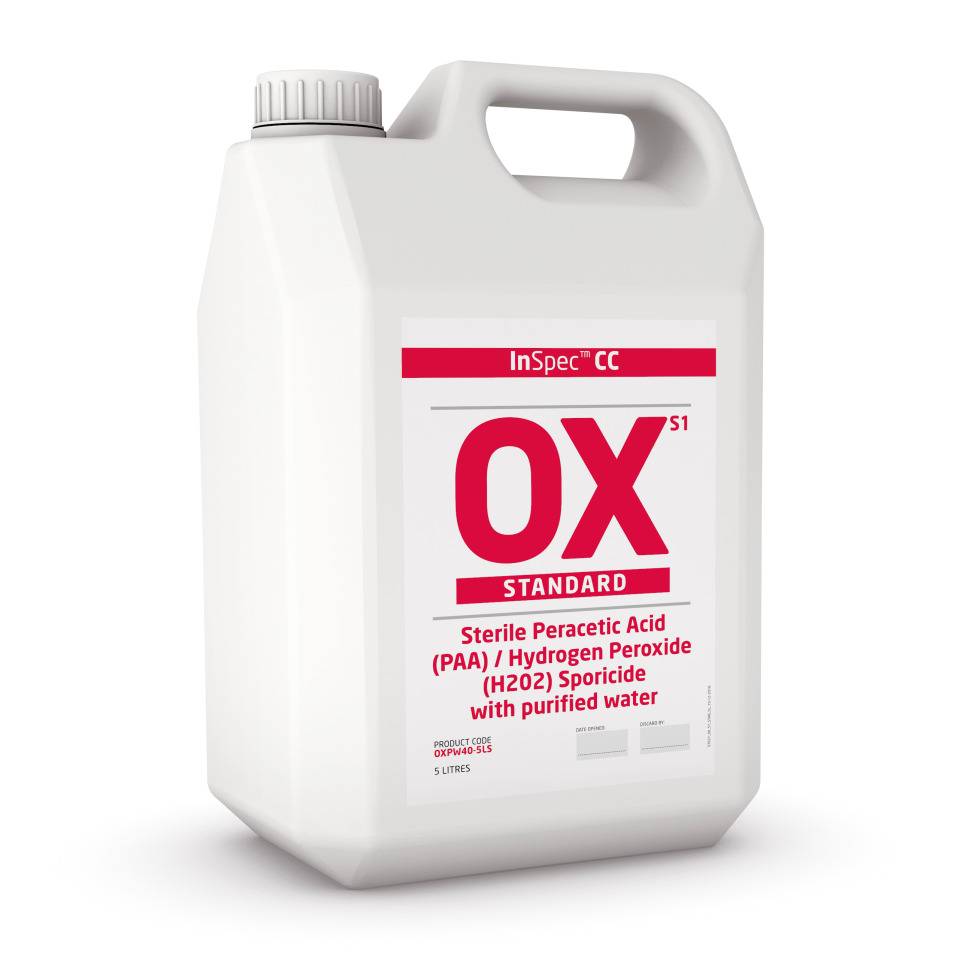 InSpec™ Reiniger OX, steril, ready to use, ISO 5 GMP A/B, 5 l/Kanister