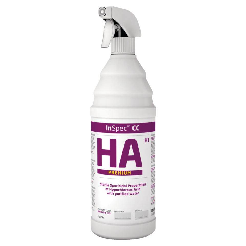 InSpec™ Desinfektionsmittel HA, steril, ready to use, ISO 5 GMP A/B, 1 l/Spray