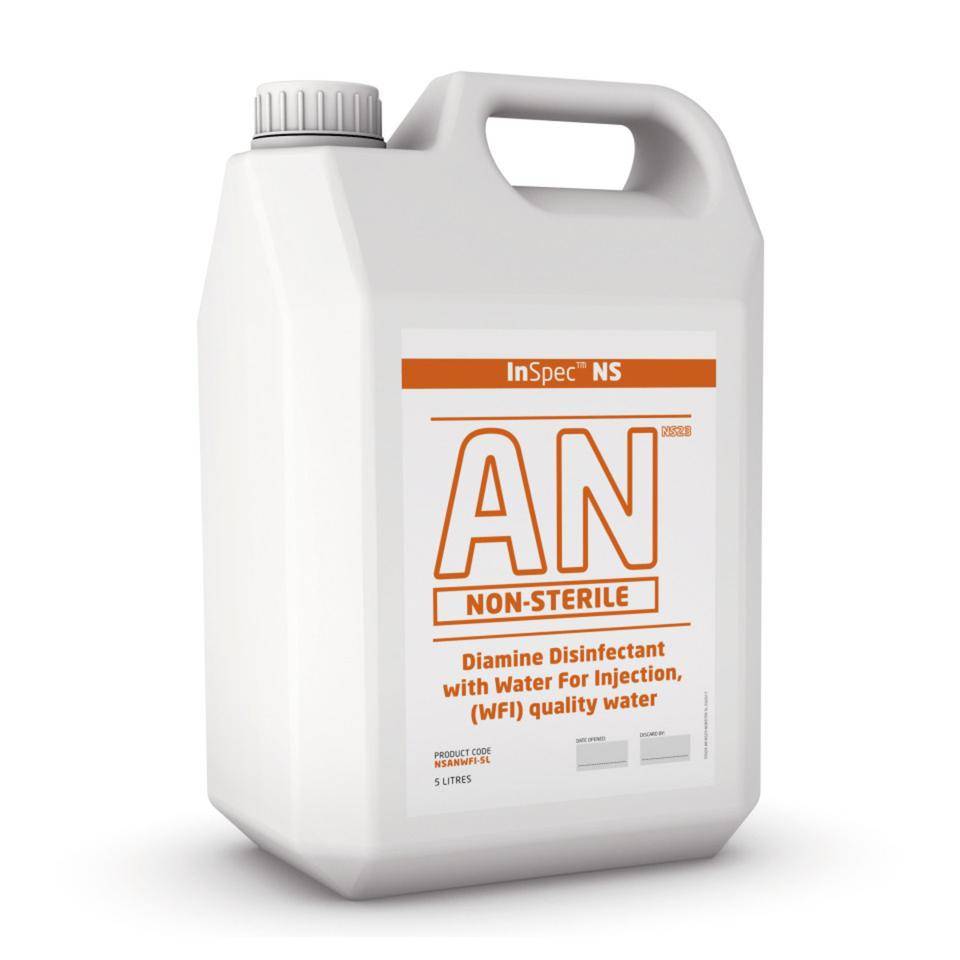 InSpec™ Reiniger AN, nicht steril, ready to use, ISO 5 GMP C/D, 5 l/Kanister