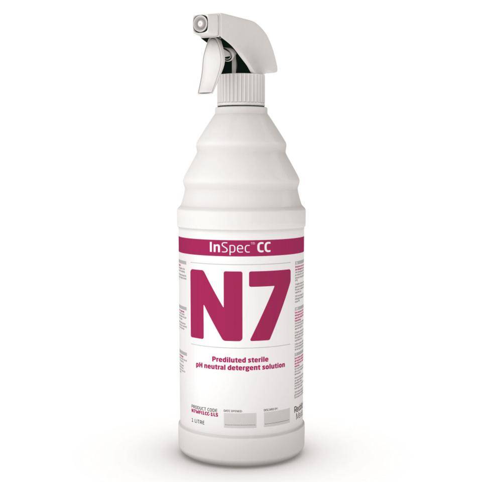 InSpec™ Reiniger N7, steril, ready to use, ISO 5 GMP A/B, 1 l/Sprühflasche