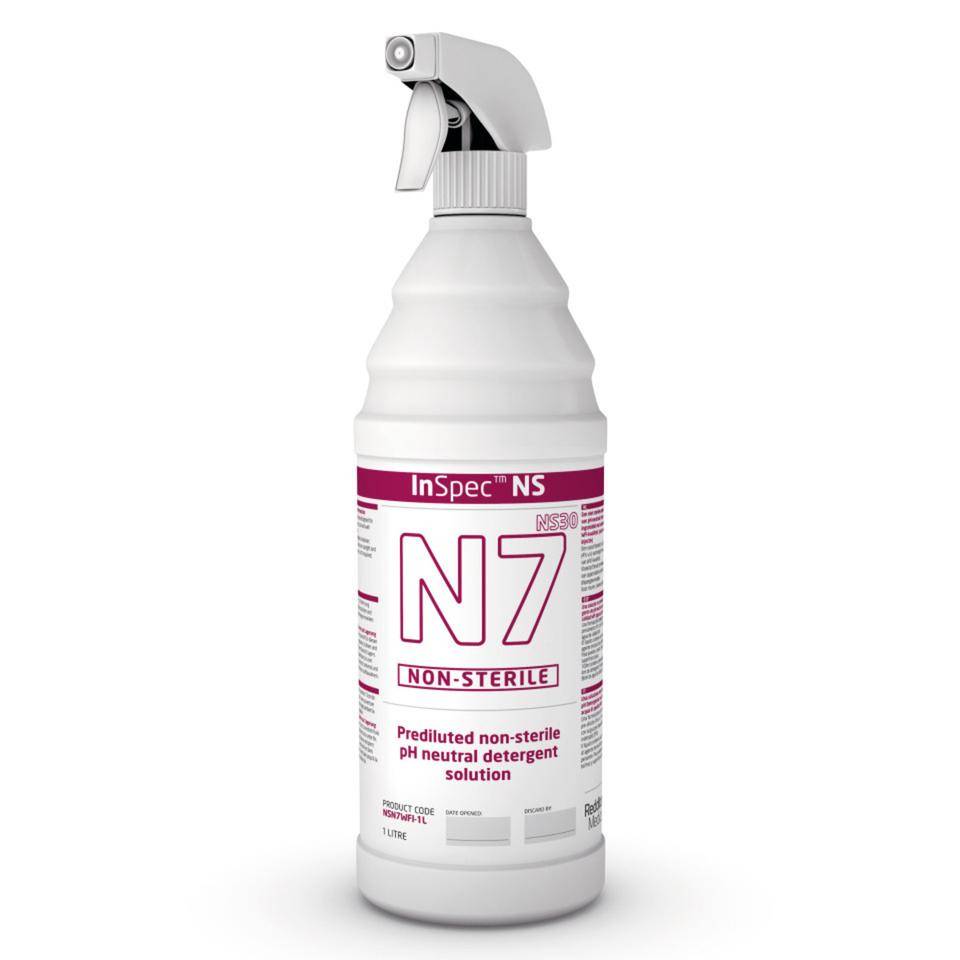 InSpec™ Reiniger N7, nicht steril, ready to use, ISO 5 GMP C/D, 1 l/Sprühflasche