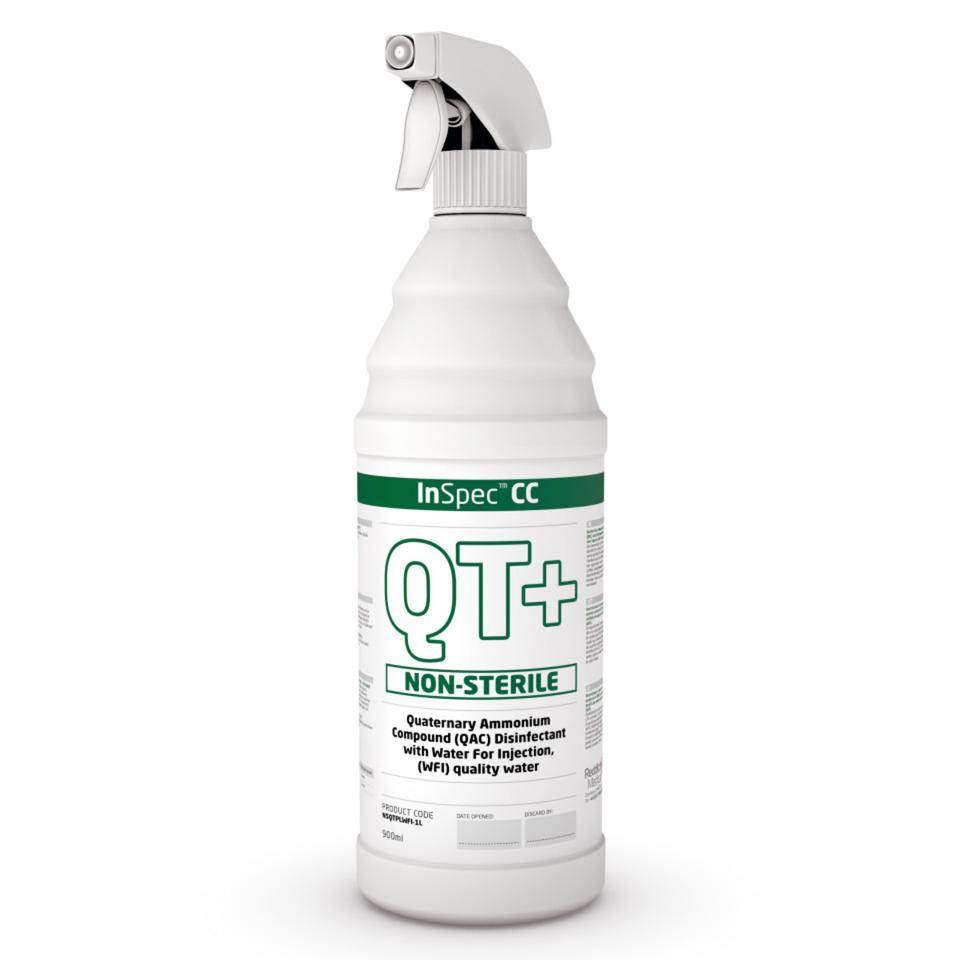 InSpec™ Desinfektion QT+, nicht steril, RTU, ISO 5 GMP C/D, 1 l/Sprühflasche