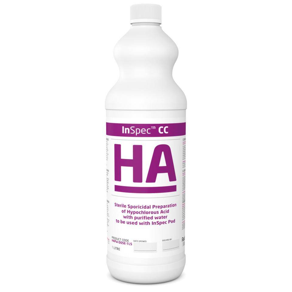 InSpec™ Mop Dose HA, steril, ISO 5 GMP A/B, 1 l/Flasche