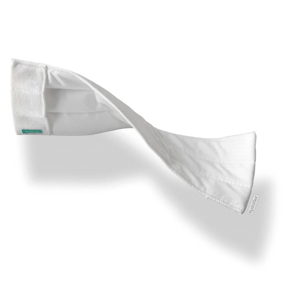 PurMop® Reinraum-Möppe EF40-S, steril, ISO 5 GMP A/B, weiß, 40x12,5cm, 5/VE
