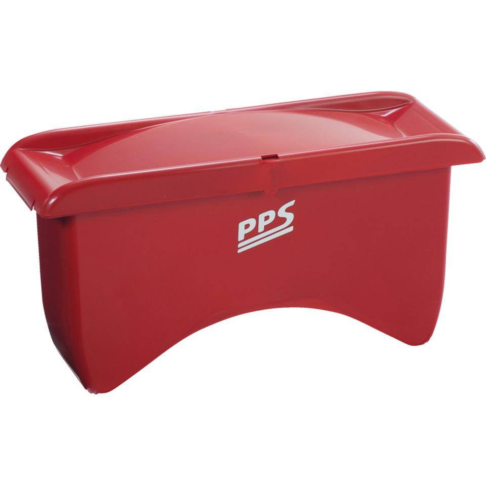 Reinraum-Systembox EasyMop CR, mit Deckel, ISO6, für 40cm Möppe,rot, Polypropylen