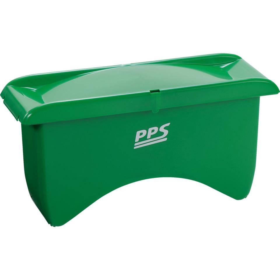 Reinraum-Systembox EasyMop CR, mit Deckel, ISO6, für 40cm Möppe,grün, Polypropylen