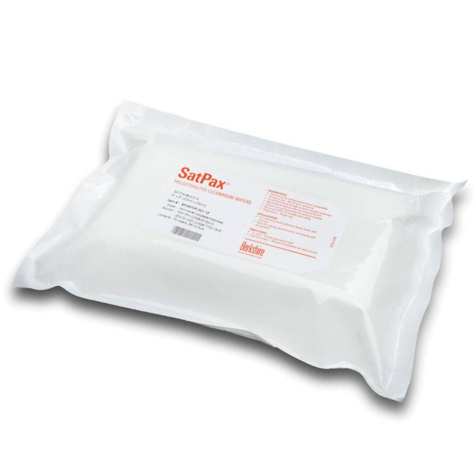 RR Tuch SatPax 670, 70%IPA/30%DI-Wasser, ISO 5-9, GMP B-D, 23x28cm, 50 Tücher/VE