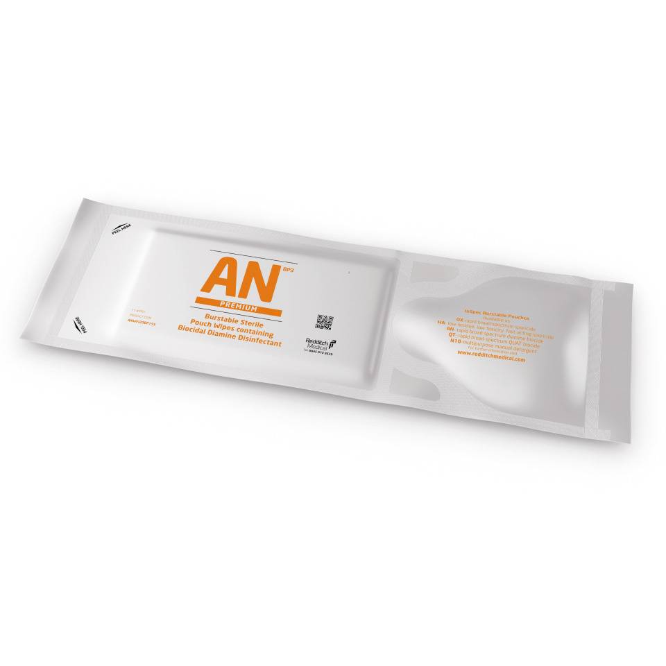 InSpec™ Reinraum-Tücher AN, steril, ISO 5 GMP A/B, 23x23cm, 15 Tücher/VE