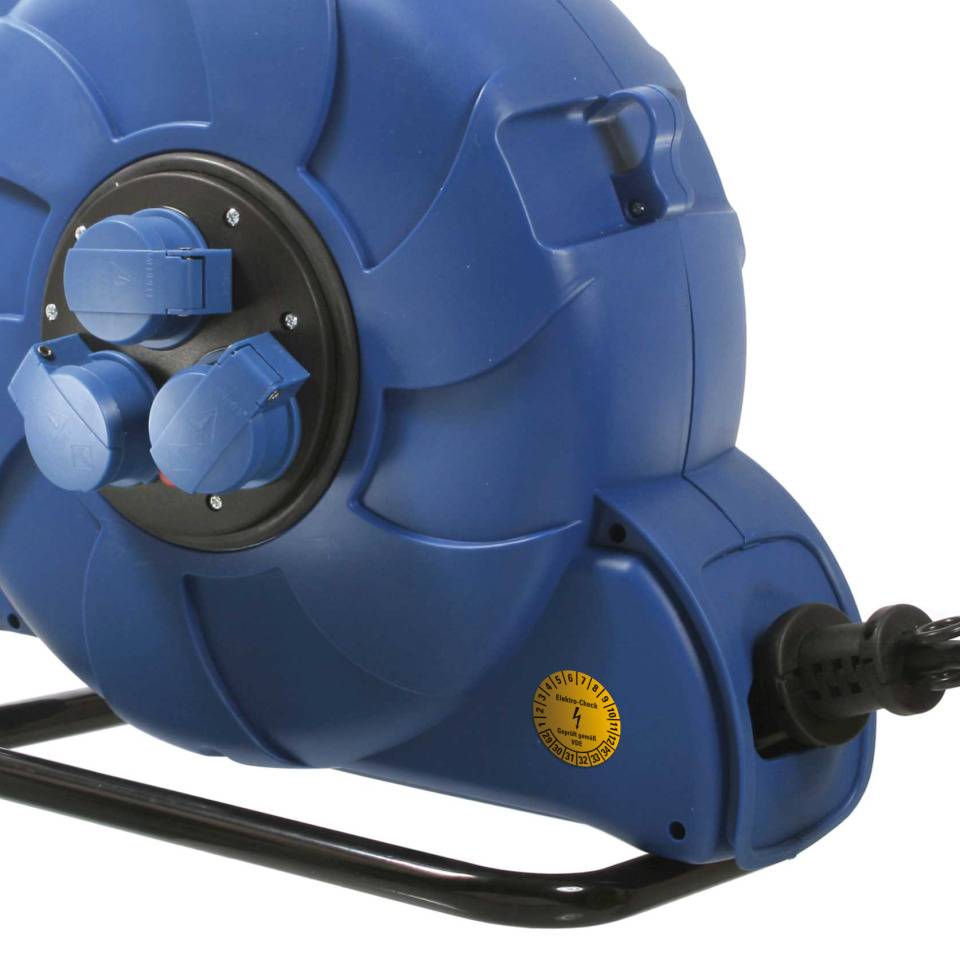 Prüfplakette Elektro-Check... VDE, 29-34, gelb, Dokumentenfolie, Ø 20mm, 36/Bogen