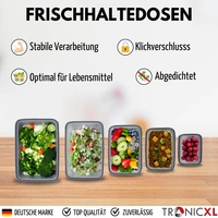 20 Teile Frischhaltedosen Set 10 Dosen mit 10 Deckel Frischhaltedose Klick System Kunststoff Vorratsdosen spülmaschinenfest Gefrierdosen 20 Teile Frischhaltedosen Set 10 Dosen mit 10 Deckel Frischhaltedose Klick System Kunststoff Vorratsdosen spülmaschinenfest Gefrierdosen