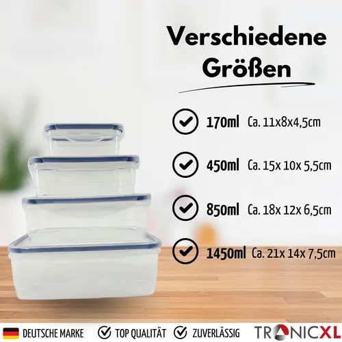 48 Teile Frischhaltedosen Set 24 Dosen mit 24 Deckel Frischhaltedose Klick System Kunststoff Vorratsdosen spülmaschinenfest 48 Teile Frischhaltedosen Set 24 Dosen mit 24 Deckel Frischhaltedose Klick System Kunststoff Vorratsdosen spülmaschinenfest