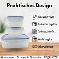 48 Teile Frischhaltedosen Set 24 Dosen mit 24 Deckel Frischhaltedose Klick System Kunststoff Vorratsdosen spülmaschinenfest 48 Teile Frischhaltedosen Set 24 Dosen mit 24 Deckel Frischhaltedose Klick System Kunststoff Vorratsdosen spülmaschinenfest