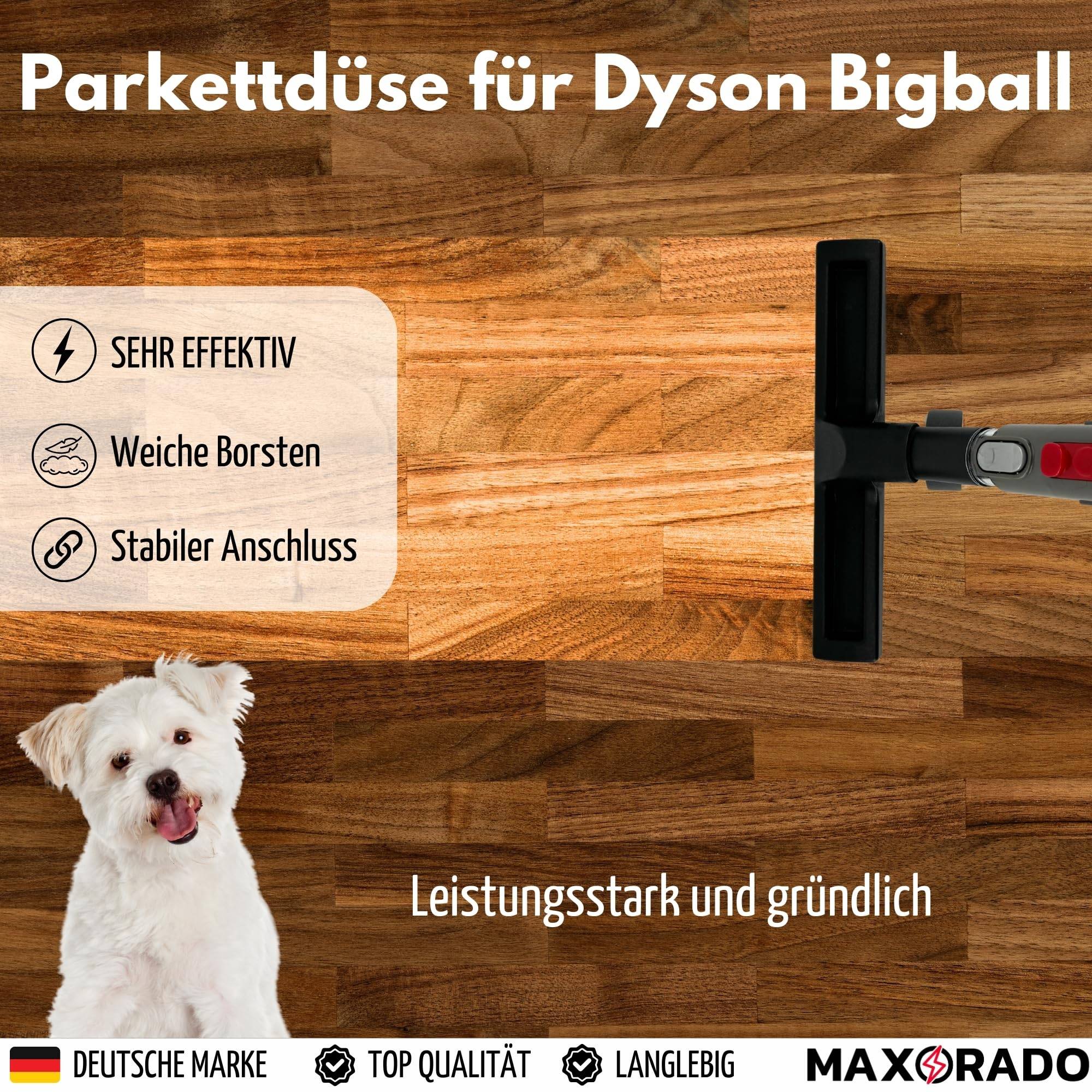 Parkettdüse Düse Ersatzteil für Dyson Big Ball 1 2 BigBall Cinetic CY22 CY23 Staubsauger Parkettbürste Hartbodendüse Zubehör