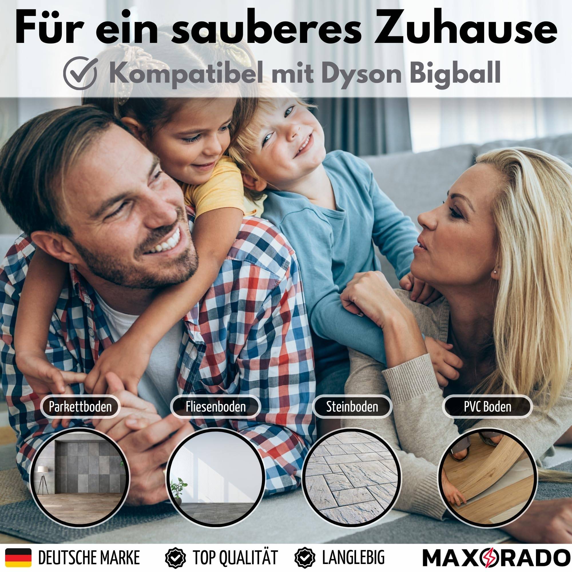 Parkettdüse Düse Ersatzteil für Dyson Big Ball 1 2 BigBall Cinetic CY22 CY23 Staubsauger Parkettbürste Hartbodendüse Zubehör