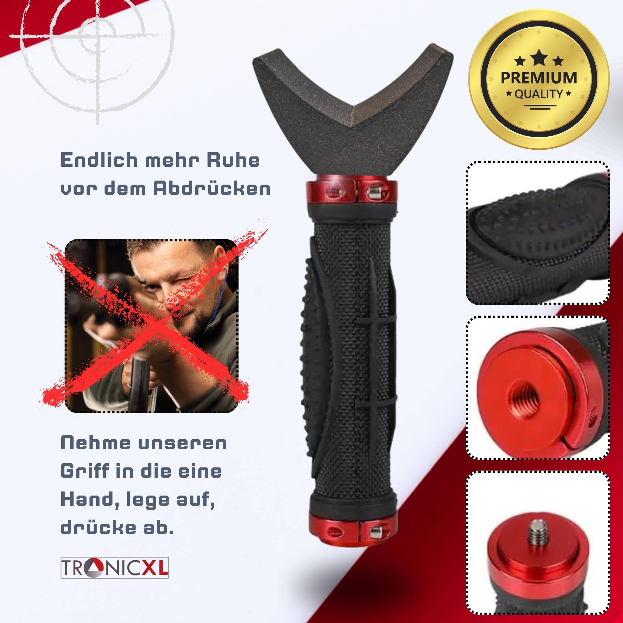 Waffenauflage Schießauflage Auflage Hand Griff Handgriff Grip Stabilisator Schießstock