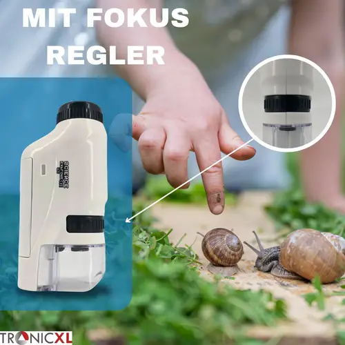 Taschenmikroskop 60x - 120x Lupe Mikroskop Kinder Forscher Abenteuer Spielzeug Geschenkidee für draußen Taschenmikroskop 60x - 120x Lupe Mikroskop Kinder Forscher Abenteuer Spielzeug Geschenkidee für draußen