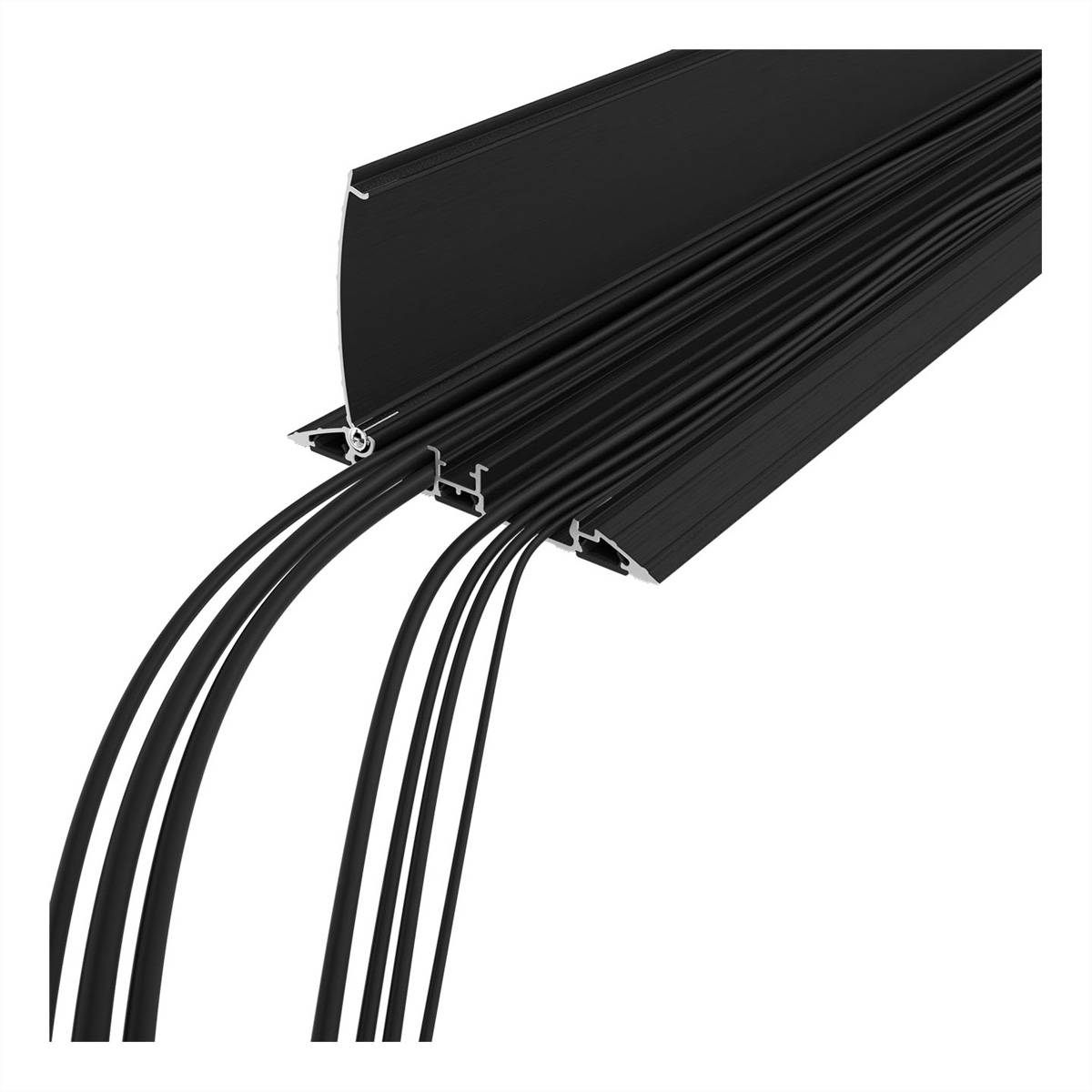 DATAFLEX Addit Kabelschutz, gerade 433, schwarz, 180 cm