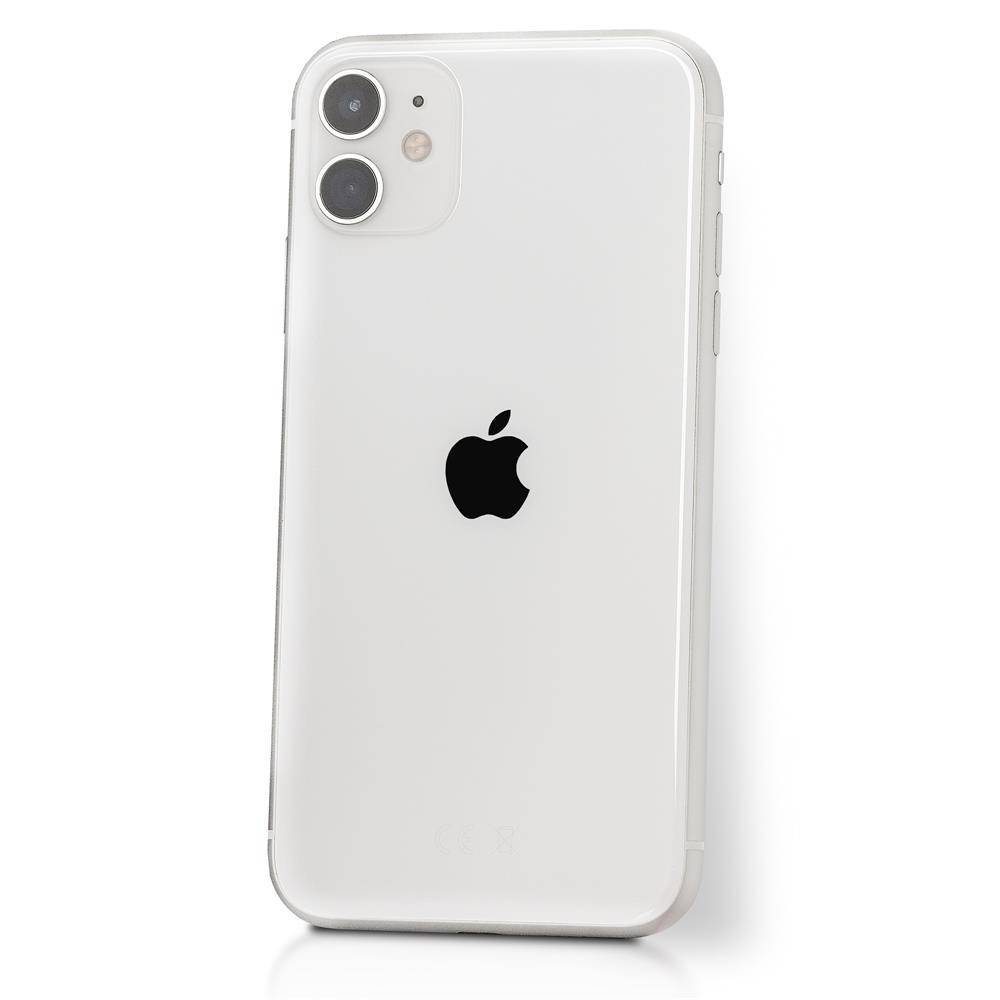 Apple iPhone 11 (B-Ware) Smartphone (P/N: MHDJ3ZD/A, 128GB, Weiß, Face ID, LTE-A, 12 Megapixel)