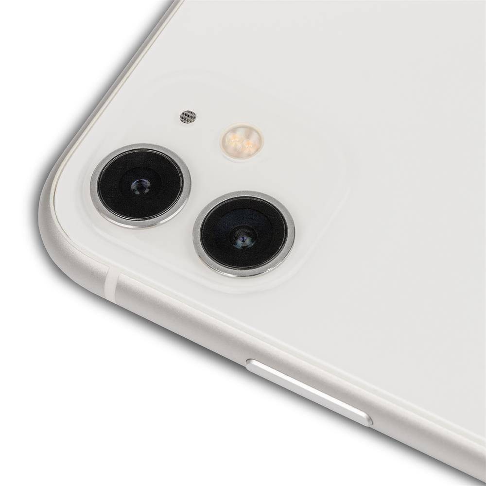 Apple iPhone 11 (B-Ware) Smartphone (P/N: MWM22ZD/A, 128GB, Weiß, Face ID, LTE-A, 12 Megapixel)