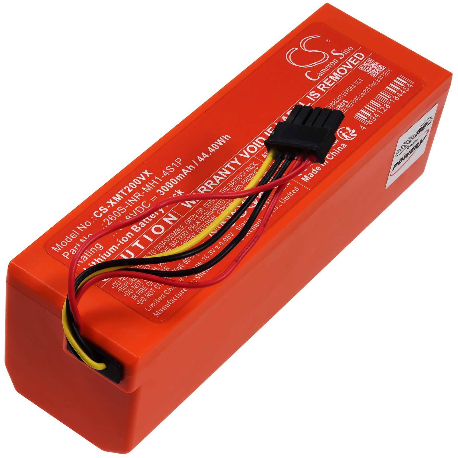 Powery Akku für Xiaomi MJST1SHW MJSTS Saugroboter, 14,8V, Li-Ion