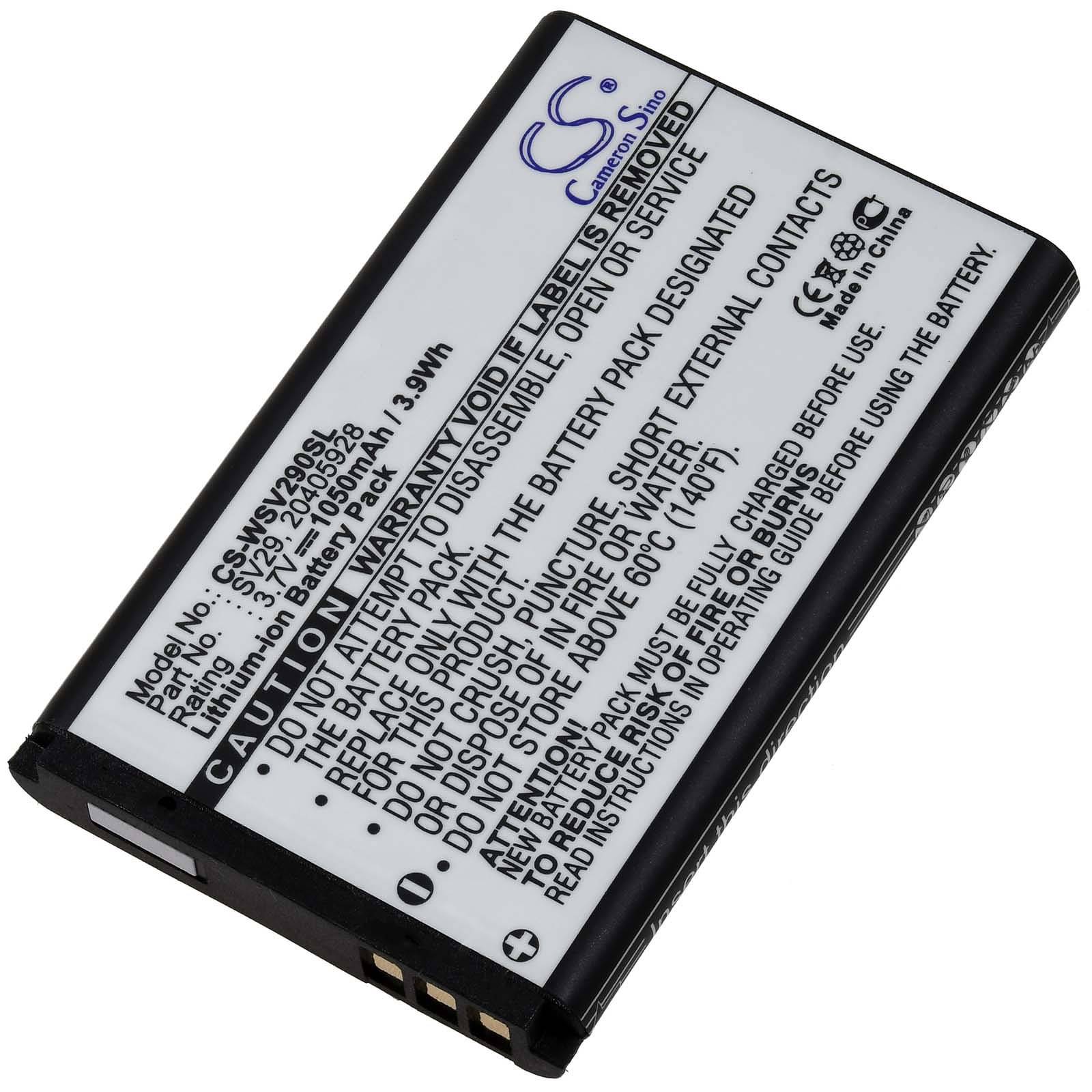 Powery Akku kompatibel mit Swissvoice Typ 20405928, 3,7V, Li-Ion
